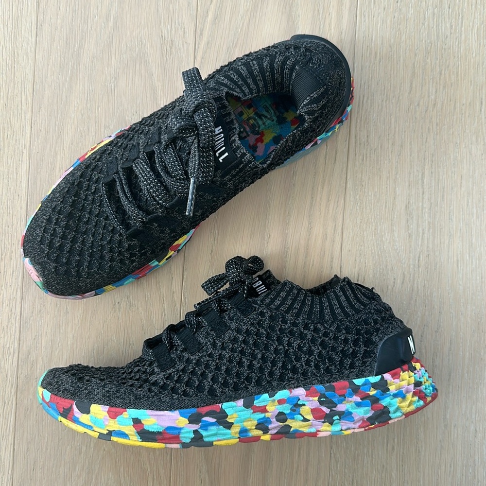 NOBULL allday knit runner women’s size 9 black wild